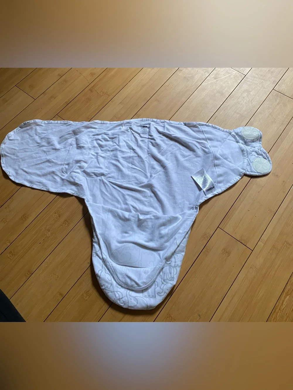 SwaddleMe Baby Swaddle in Light Gray Elephant Print